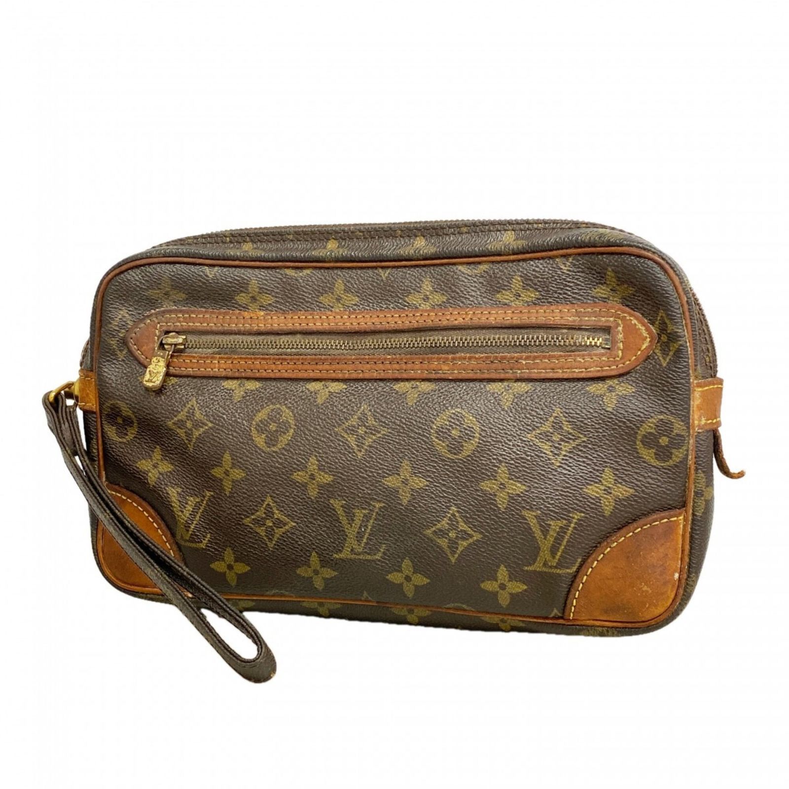 ルイ・ヴィトン(Louis Vuitton) ルイ・ヴィトン クラッチバッグ モノグラム マルリードラゴンヌGM M51825 ブラウンメンズ