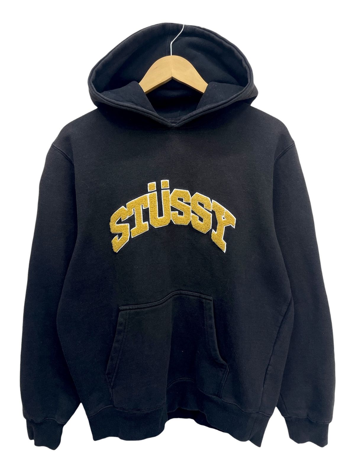 STUSSY (ステューシー) Chenille Arch Aqqlique Hood パーカー フード 