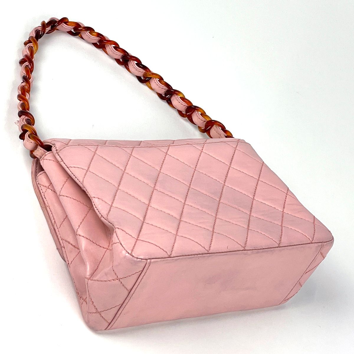 シャネル CHANEL ココマーク プラチェーン ショルダーバッグ デミ柄 