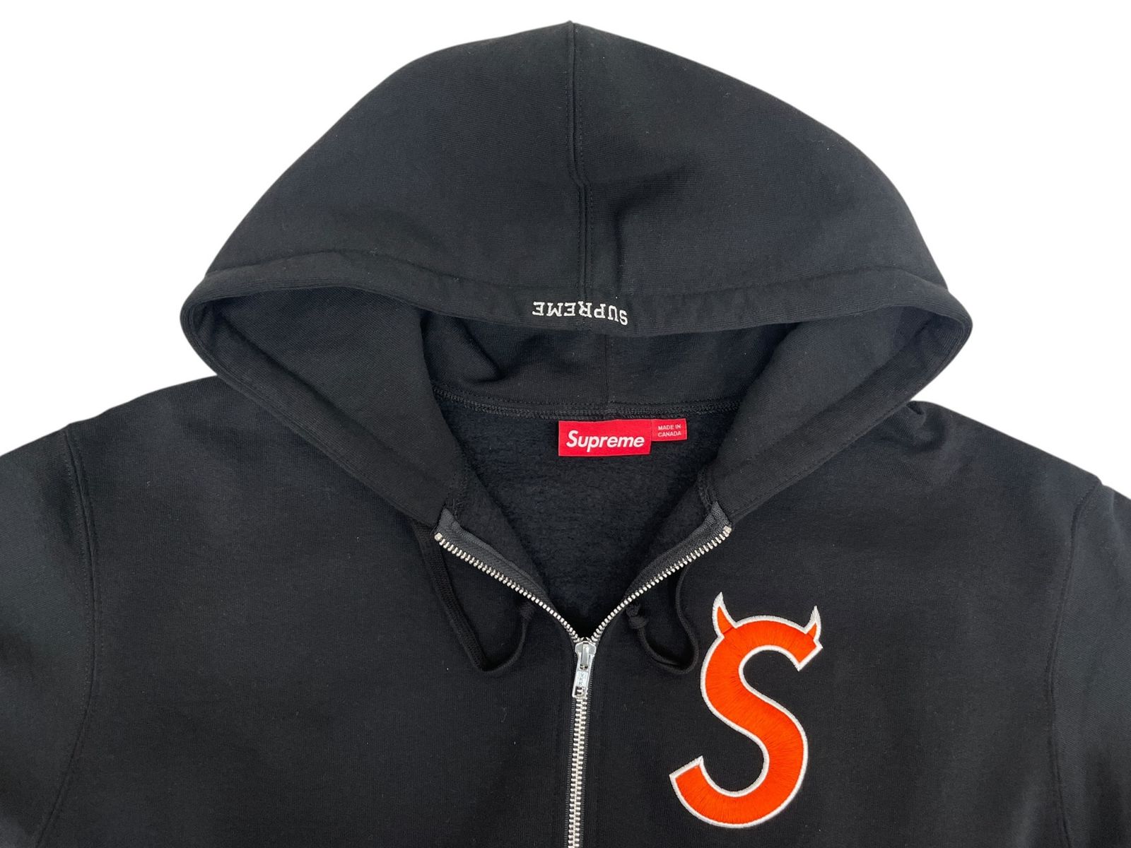 Supreme (シュプリーム) 26ss Devil S Logo Zip Up Hooded Sweatshirt