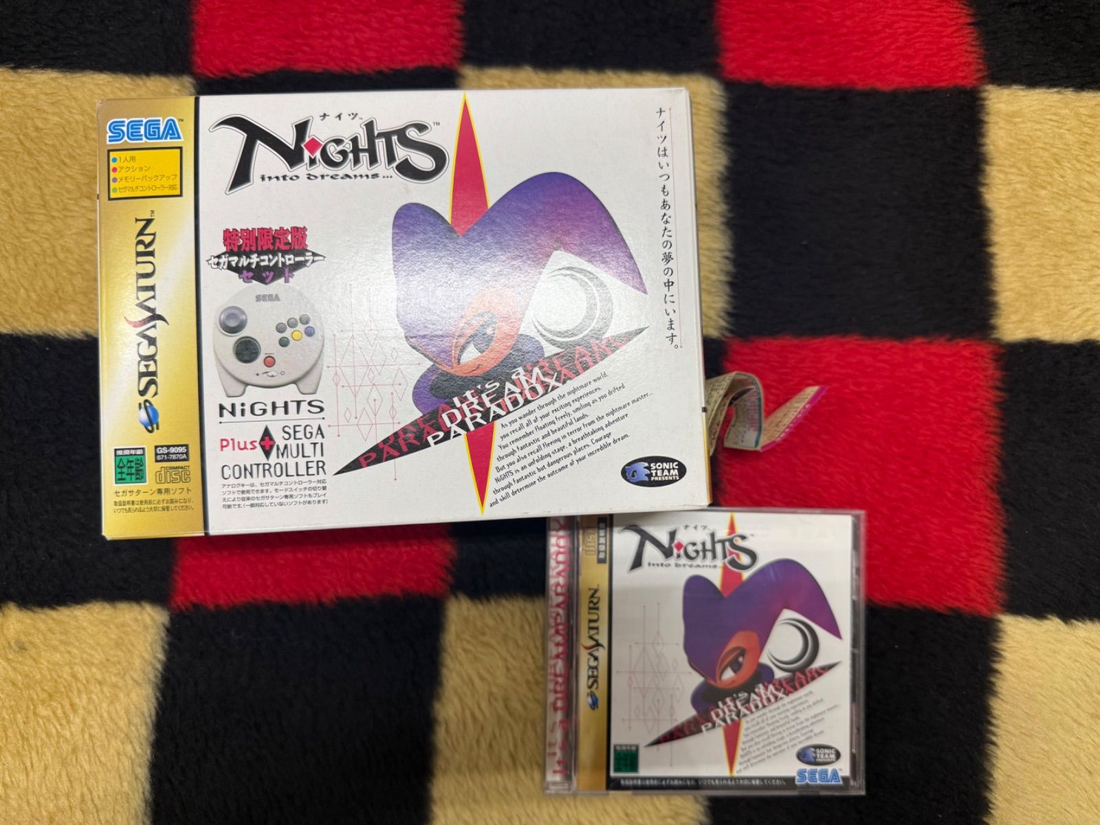 ガサターン NIGHTS ナイツ セガマルチコントローラー付き　特別限定版