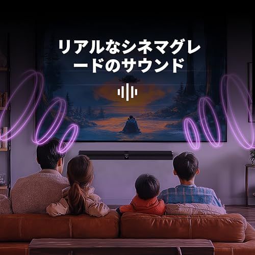HolyCrab サウンドバー 2 in 1 取り外し可能 テレビ スピーカー