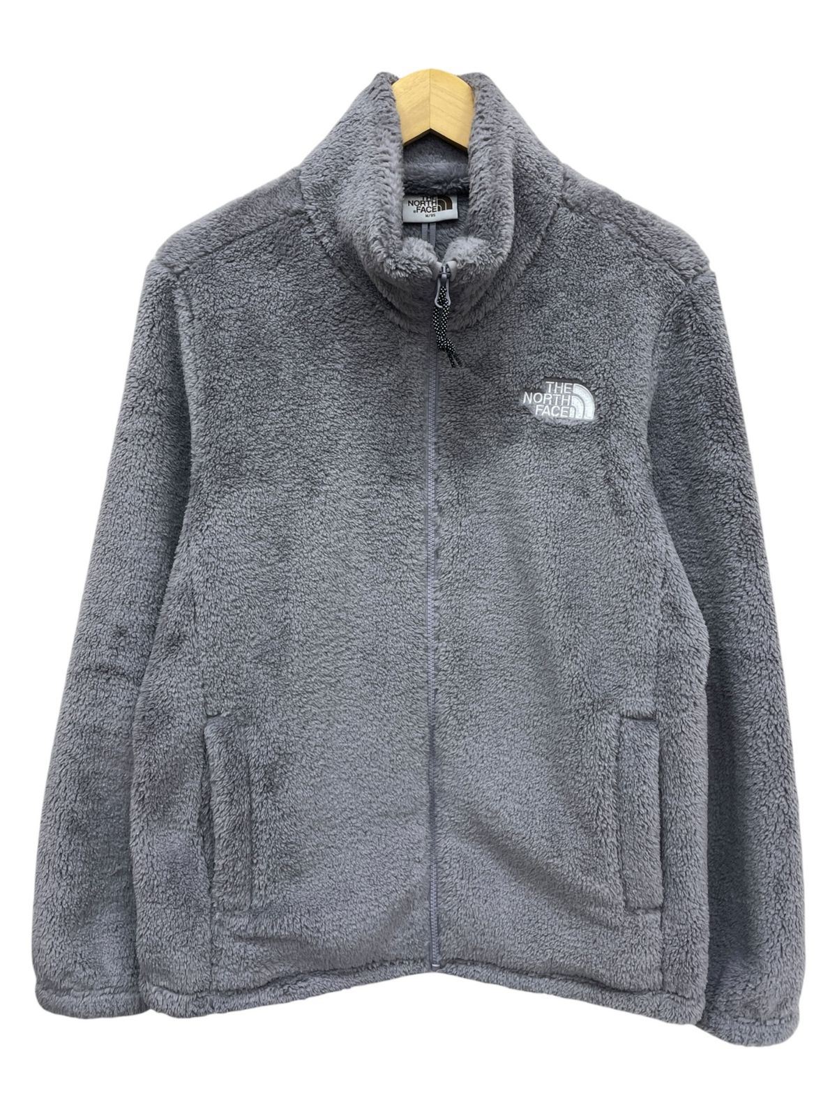 THE NORTH FACE (ザノースフェイス) COMFY ALPHA FLEECE ZIP UP フリースジャケット ボア フルジップ NJ4FR50L M グレー ウィメンズ/028