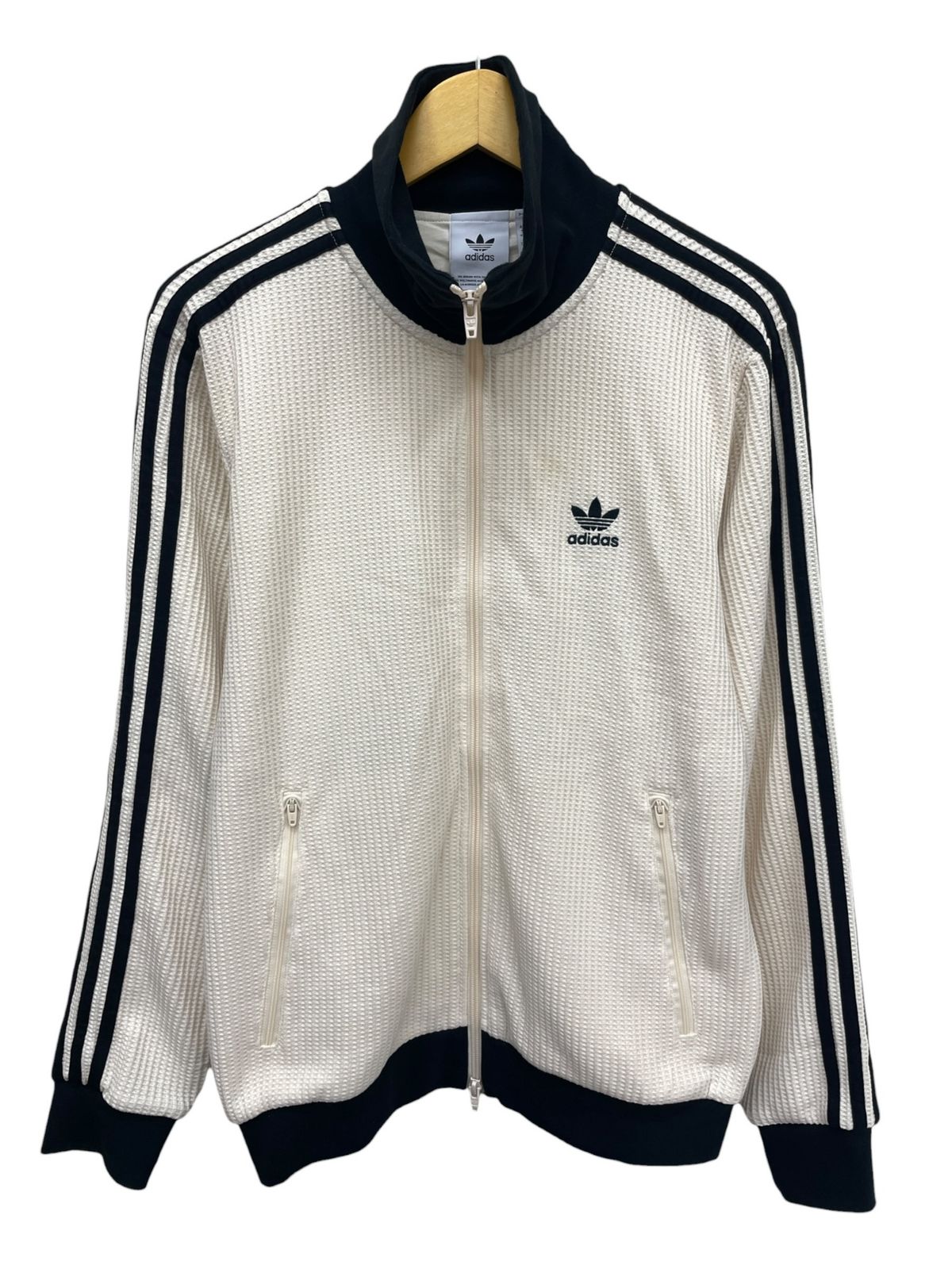 adidas Originals (アディダスオリジナルス) アディカラー ワッフル クラシック トラックトップ トラックジャケット JW0109 M ホワイト メンズ/028