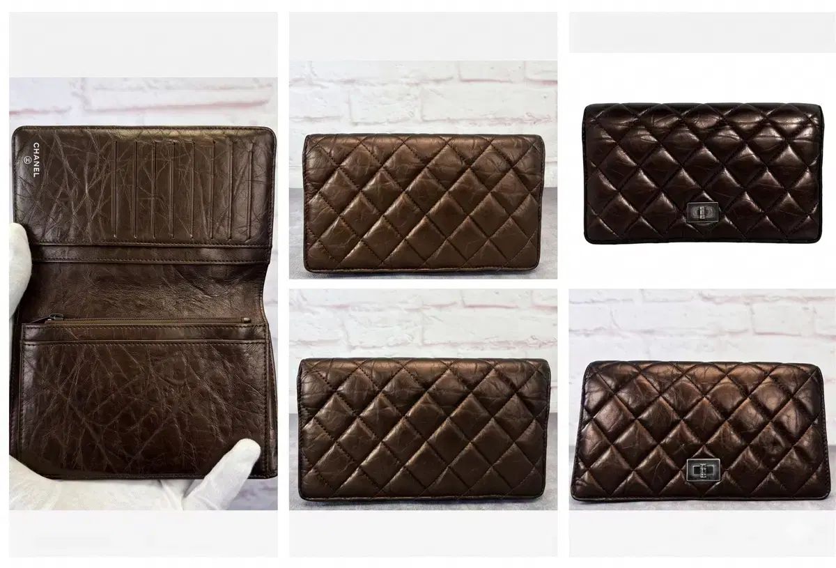 正規品/レア CHANEL（シャネル） リイシュー メタリック カーフスキン 長財布 56,524円