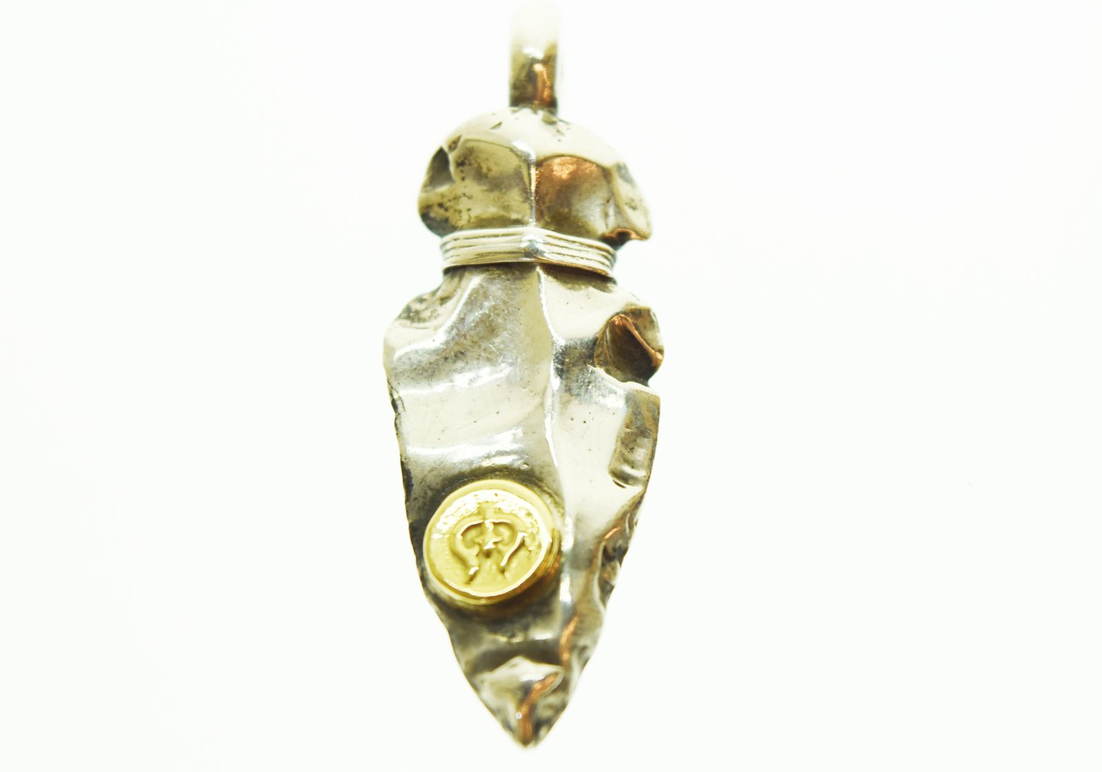 オールドコインカンパニース OLD COIN COMPANY ヤジリ型 トップ メンズジュエリー・アクセサリー ペンダントトップ シルバー 103G-243
