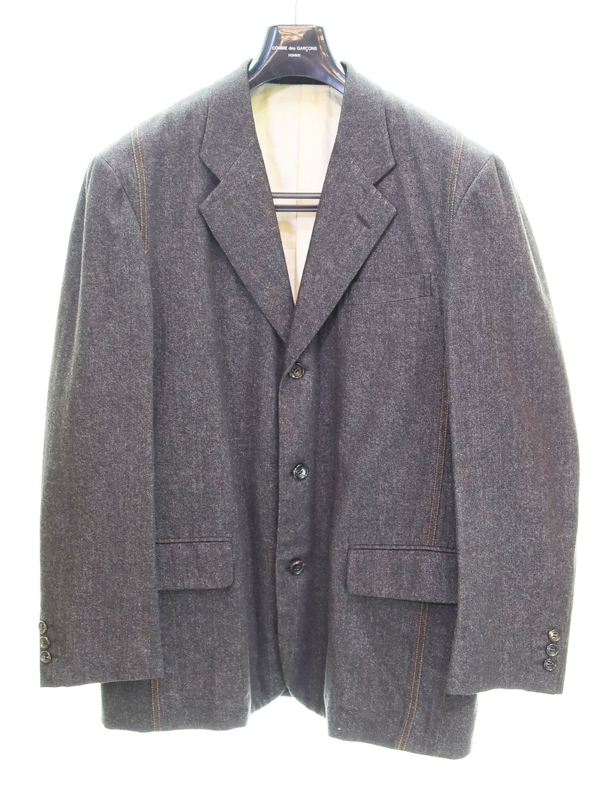 コムデギャルソン COMME des GARCONS HOMME 90s 田中オム 黒タグ Wool