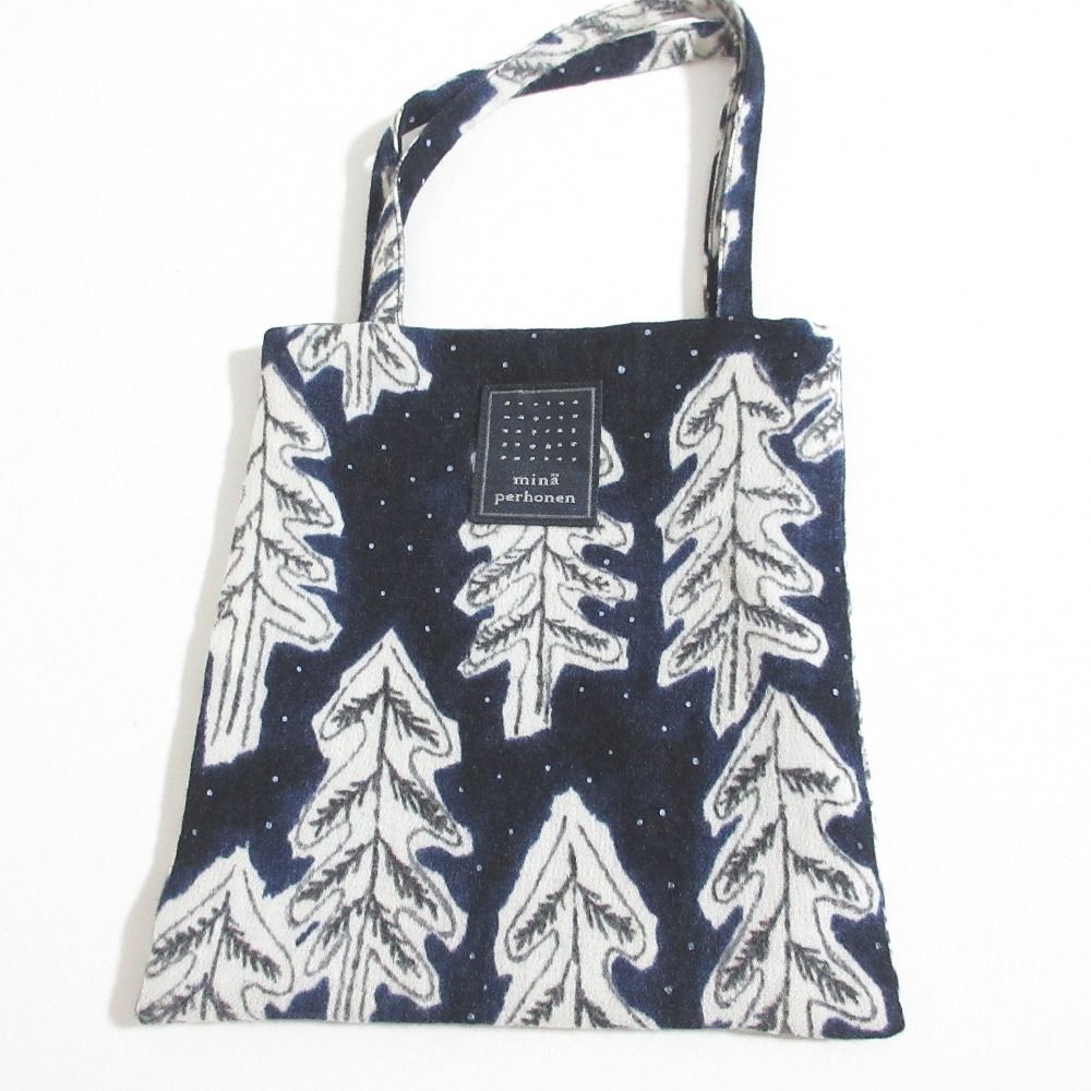 美品 mina perhonen ミナペルホネン snow candle ミニバッグ