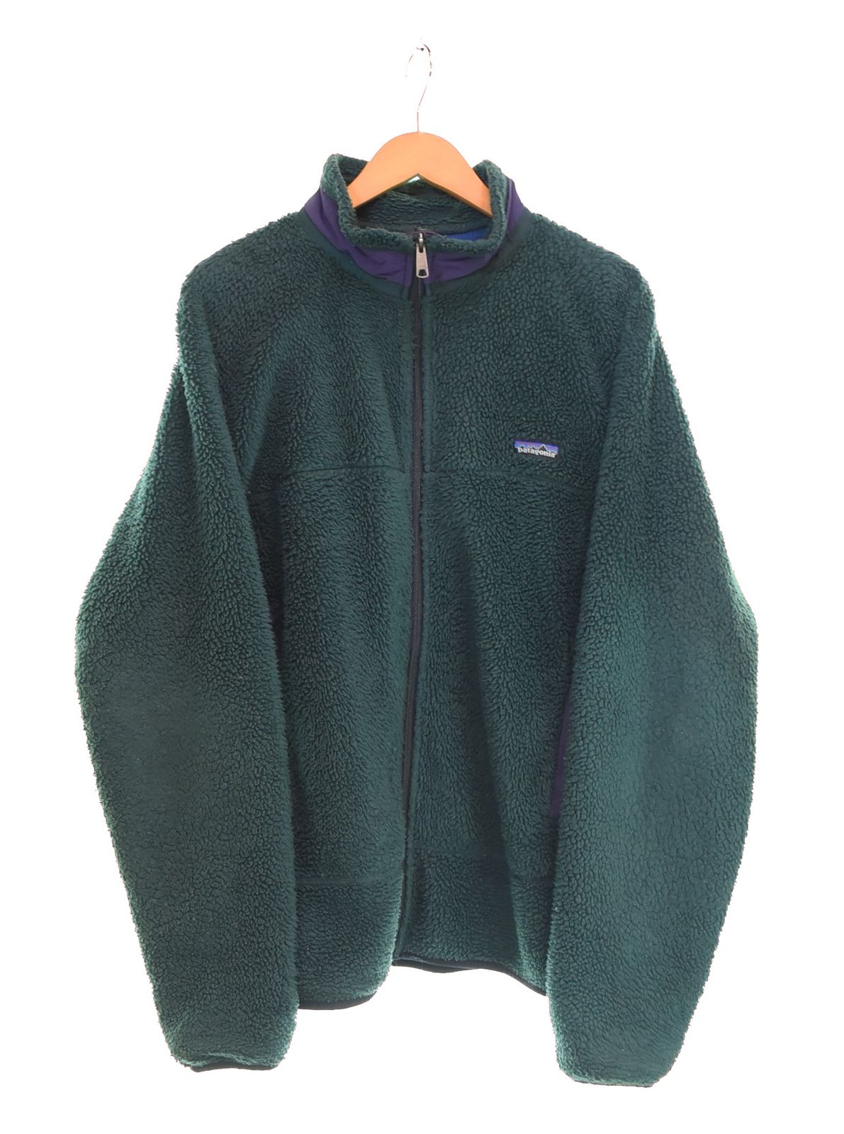 パタゴニア PATAGONIA 90s Retro-X hunter green USA製 90's レトロXボアフリースジャケット ハンターグリーン アメリカ製 51684 ジャケット グリーン LLサイズ 103MT-4614