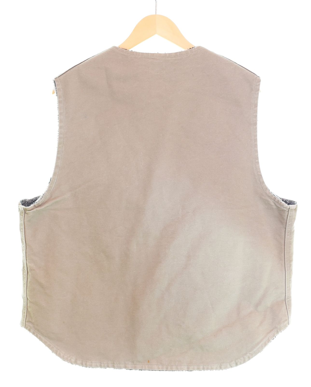 カーハート Carhartt 90s USA製 横星 Duck Zip Vest ダック地 ジップ