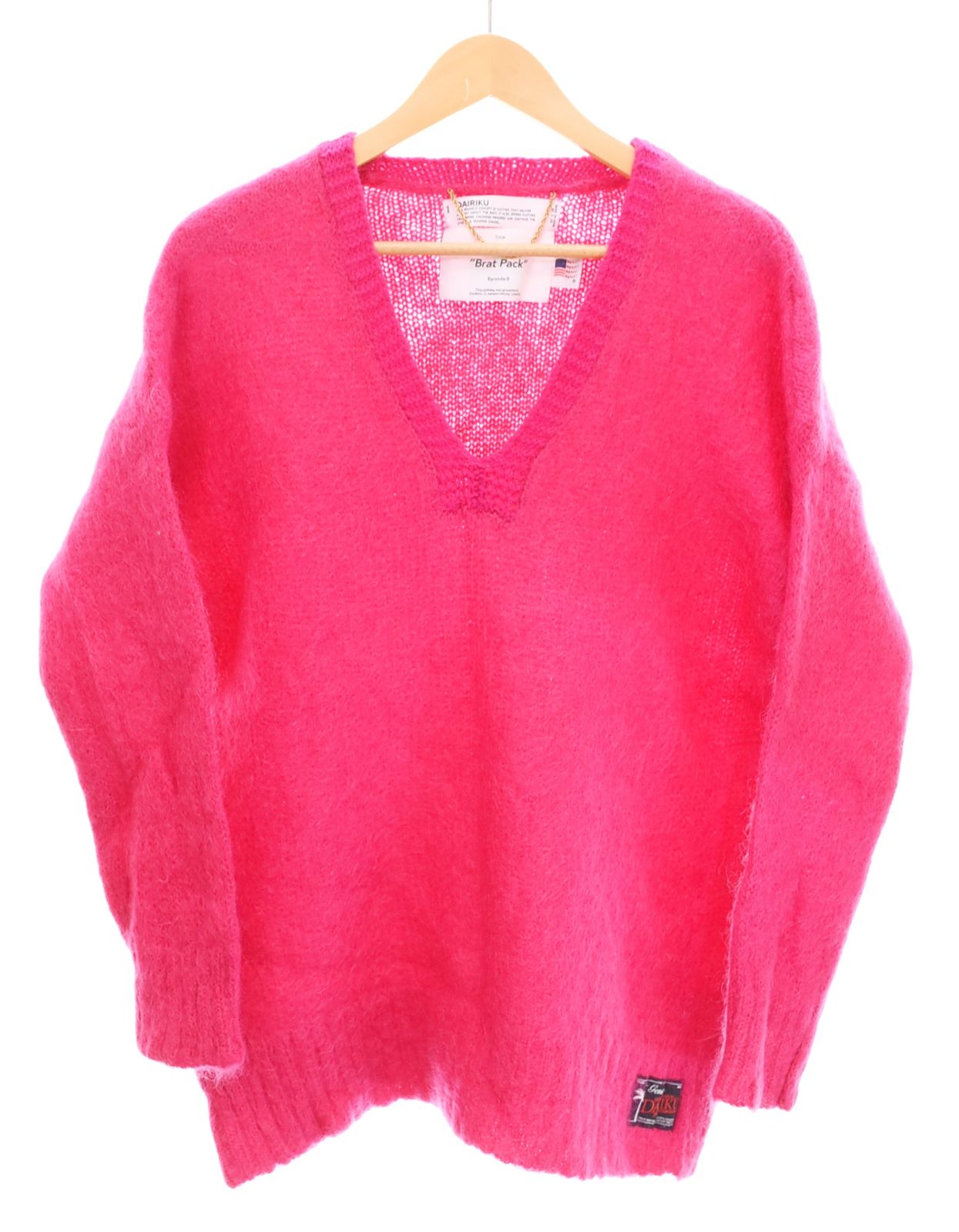 数量限定，定番人気】 ダイリク DAIRIKU 21AW Molly Vneck Mohair Knit