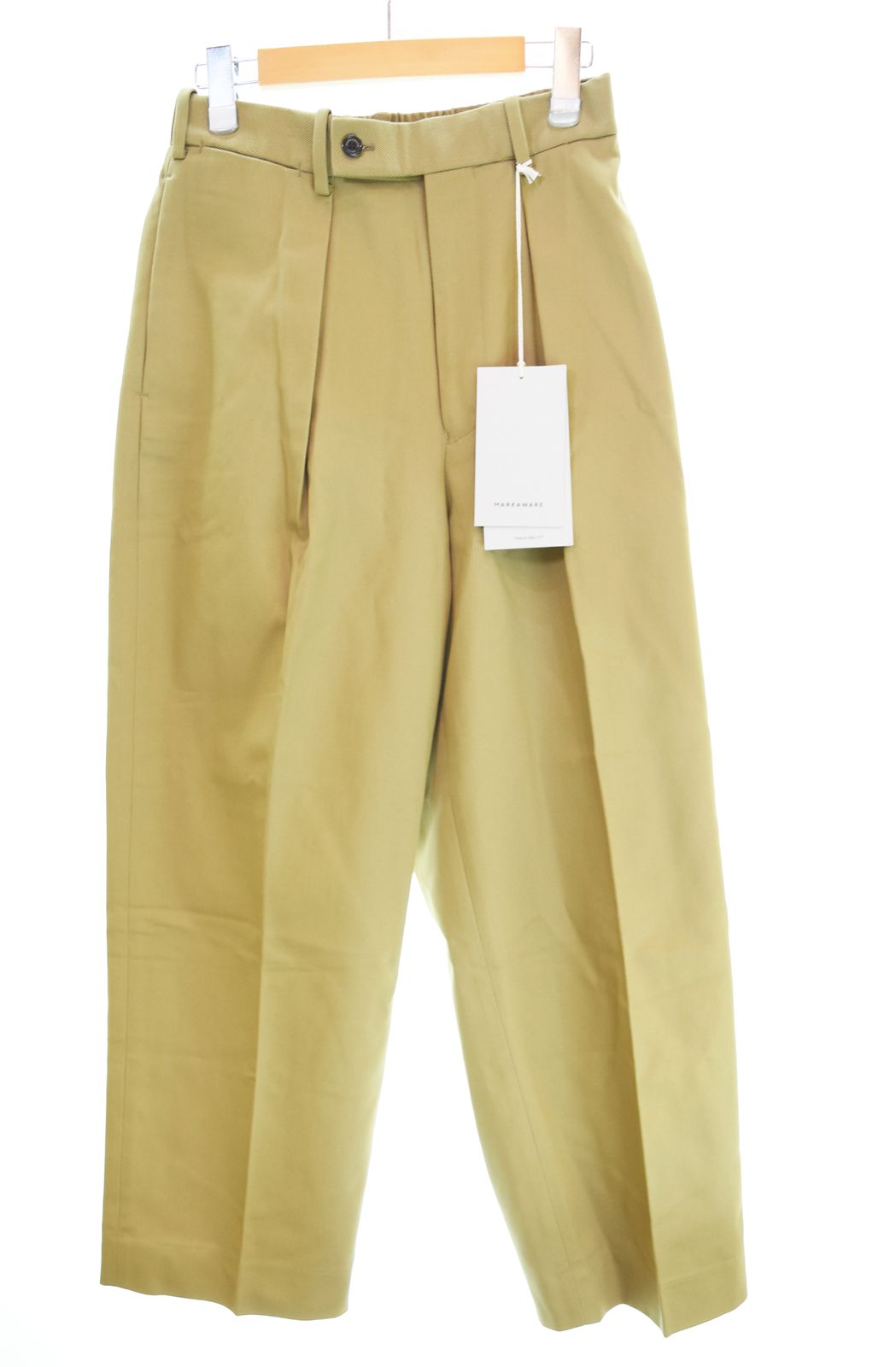 マーカウェア MARKAWARE COTTON SURVIVAL CLOTH CLASSIC FIT TROUSERSコットンサバイバルクロスクラシックフィットトラウザーズ A24A-04PT03C ボトムスその他 ブラウン 1 103MB-979