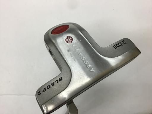 【中古】 オデッセイ WHITE STEEL 2・ball BLADE2 35インチ パター PT スチール (フレックスその他) メンズ 男性用 右利き 右用 Cランク ゴルフクラブ
