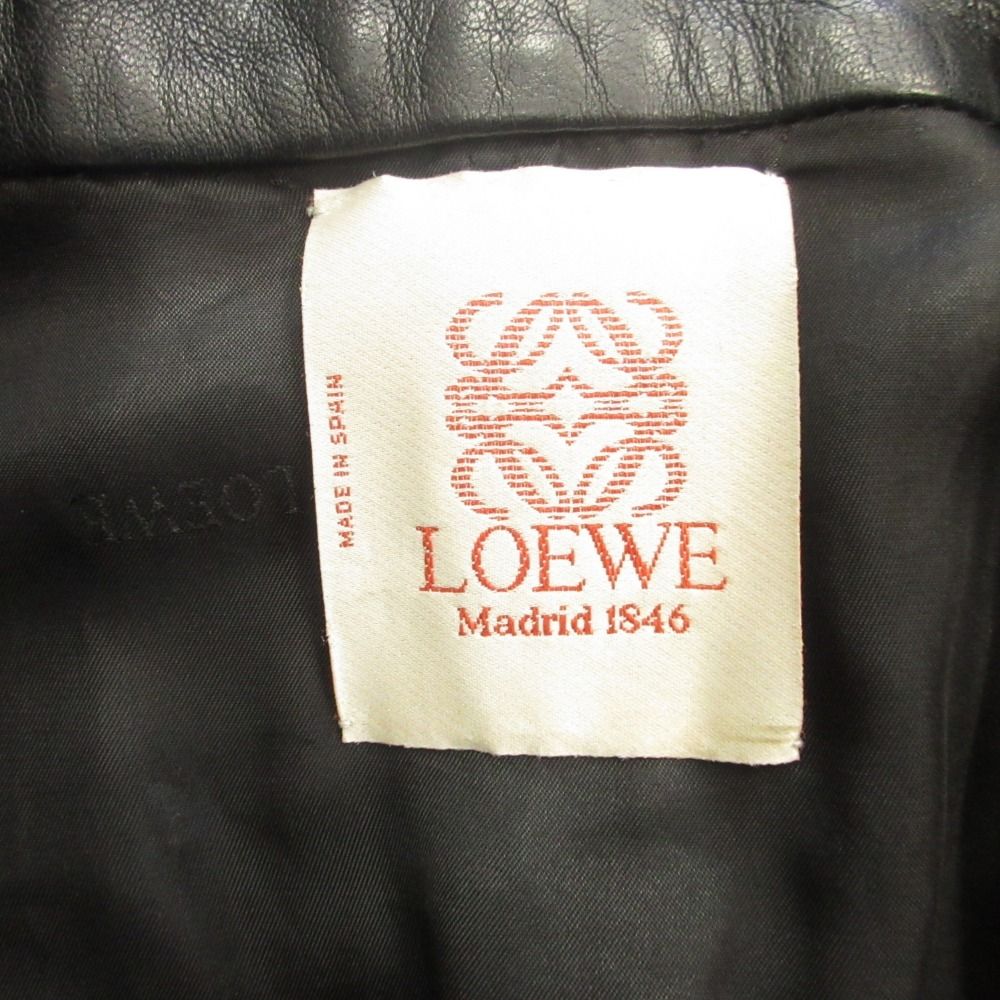 LOEWE ロエベ レザー ラムレザー テーラード ジャケット ブレザー