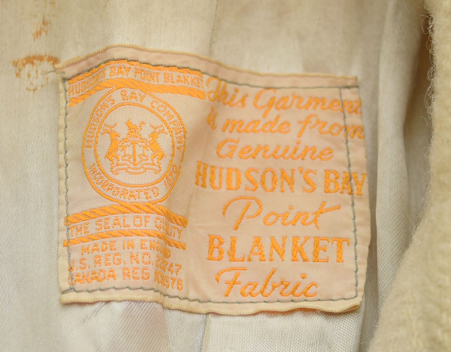 ヴィンテージ Vintage 60s 70s HUDSON'S BAY ボーダーブランケット