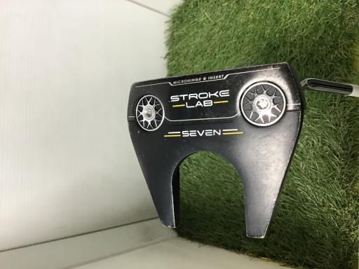 【中古】 オデッセイ STROKE LAB BLACK SEVEN 34インチ パター PT STROKE LAB BLACK (フレックスその他) メンズ 男性用 右利き 右用 Cランク ゴルフクラブ