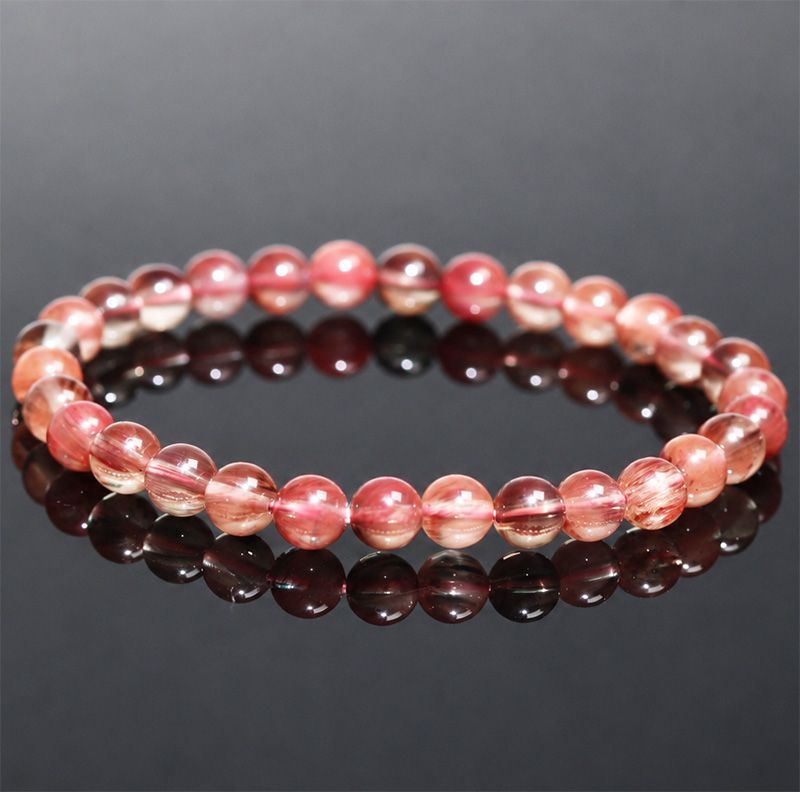 〔K2242〕約5mm カラーチェンジ アンデシン ブレスレット フェルドスパー Andesine Feldspar