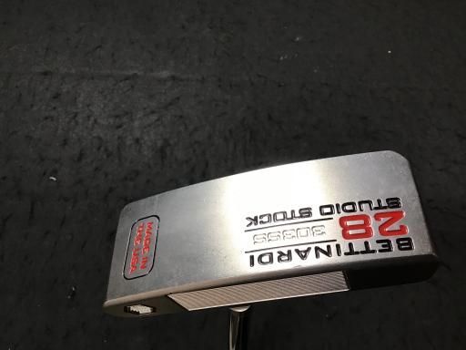 【中古】 ベティナルディ BETTINARDI STUDIO STOCK 28(2021) センター 34インチ パター PT スチール (フレックスその他) メンズ 男性用 右利き 右用 Cランク ゴルフクラブ