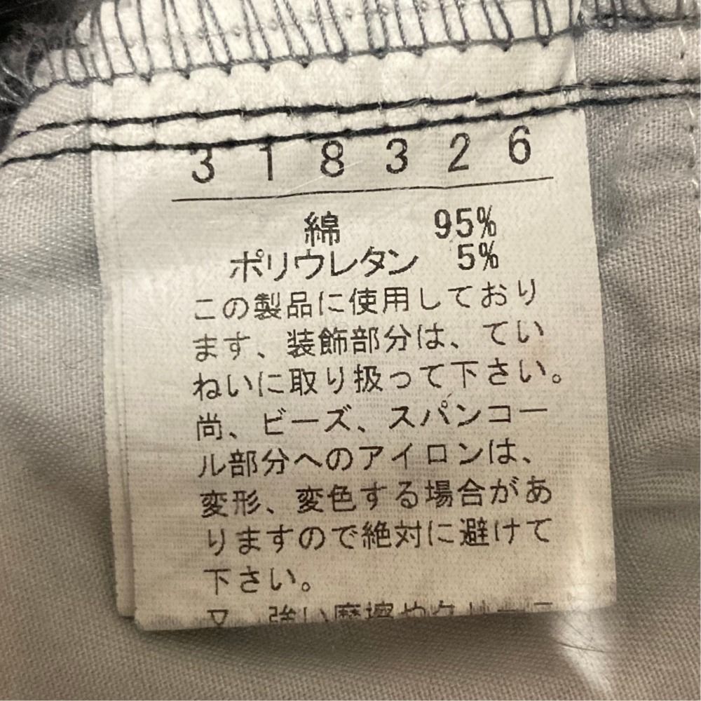 美品 OLLEBOREBLA オレボレブラ アルベロベロ ぶたさん刺繍 裾ビジュー