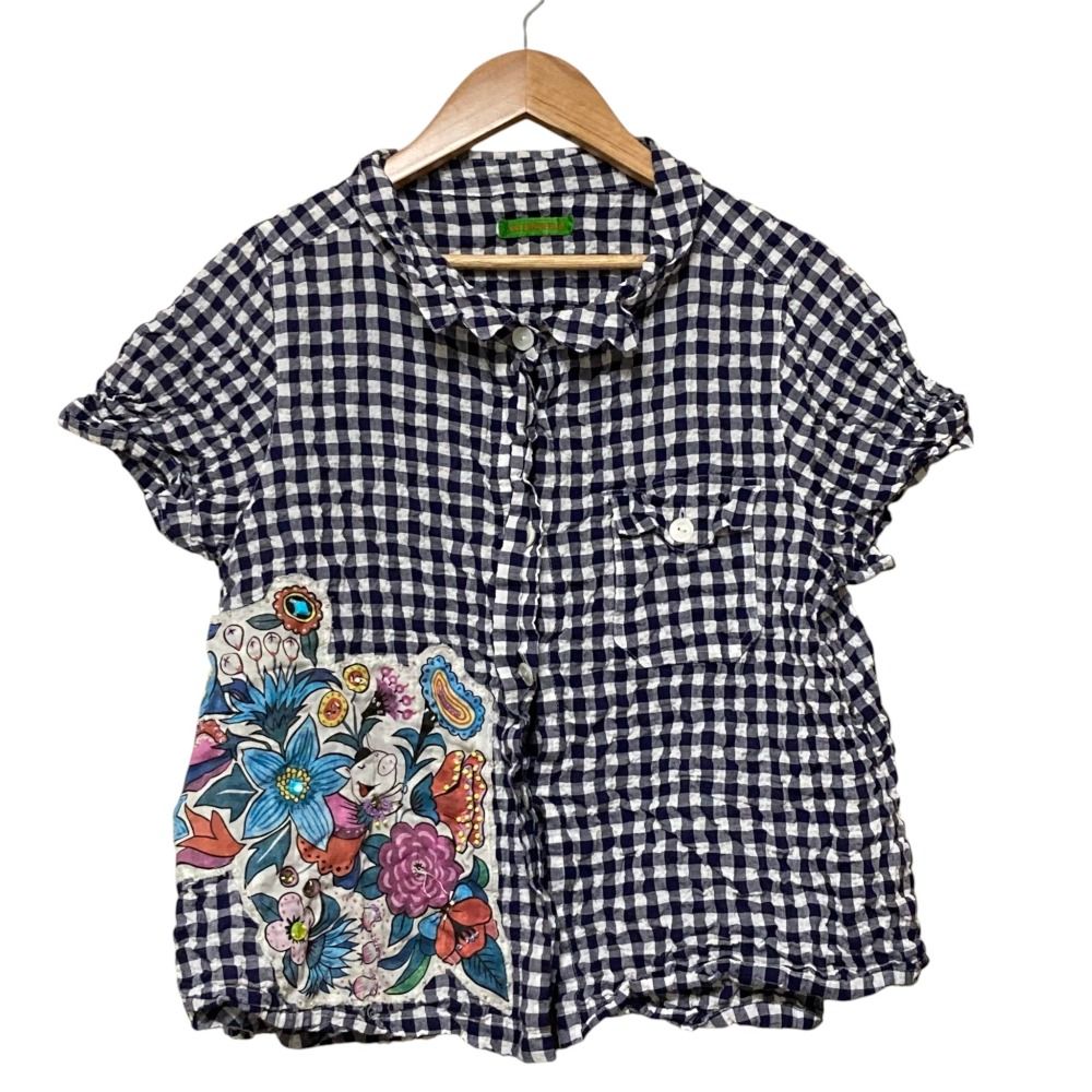 美品 OLLEBOREBLA オレボレブラ アルベロベロ ギンガムチェック ぶた