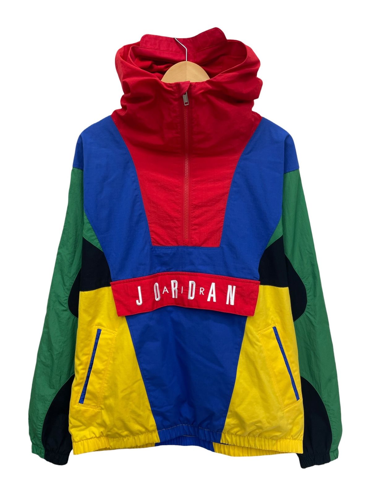 NIKE (ナイキ) AS MJ SPRT DNA WVN JACKET ウーブンジャケット 裏地メッシュ アノラックパーカー フーディー CD5729-480 L マルチカラー メンズ/045