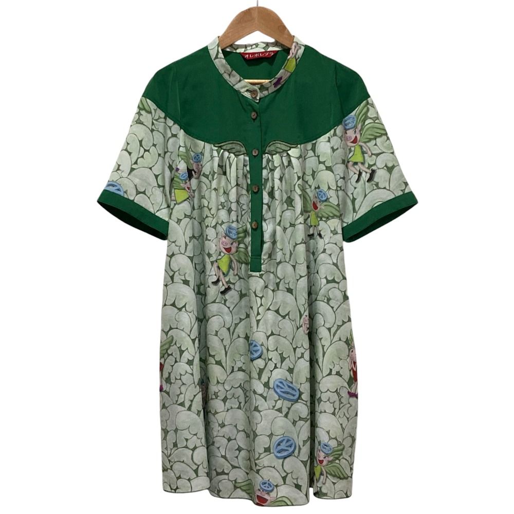 オレボレブラ アルベロベロ アシンメトリー チュニック 美品 美品 OLLEBOREBLA ALBEROBELLO オレボレブラ アルベロベロ ぶたさん