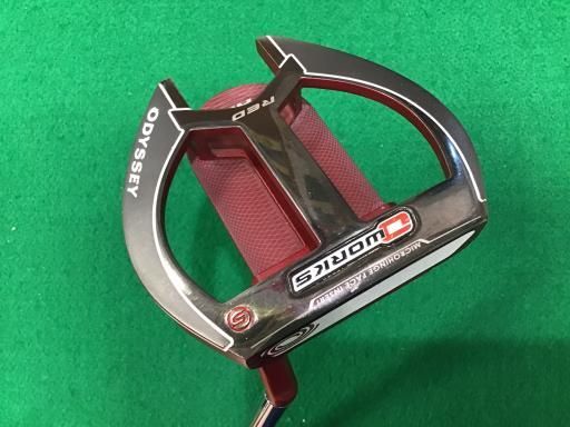 【中古】 オデッセイ O WORKS RED 2・BALL FANG S 34インチ パター PT スチール (フレックスその他) メンズ 男性用 右利き 右用 Cランク ゴルフクラブ