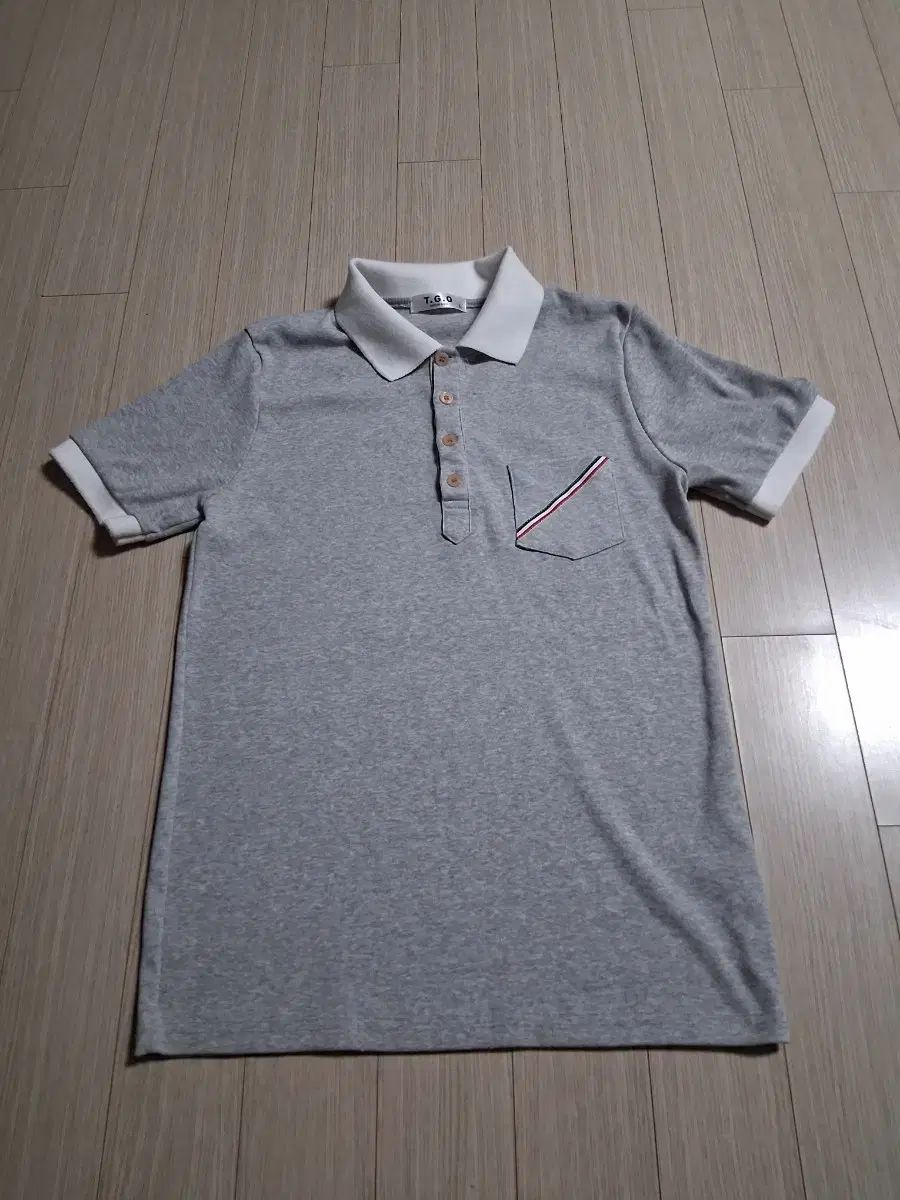 T O G メンズ 半袖 カラーTシャツ グレー