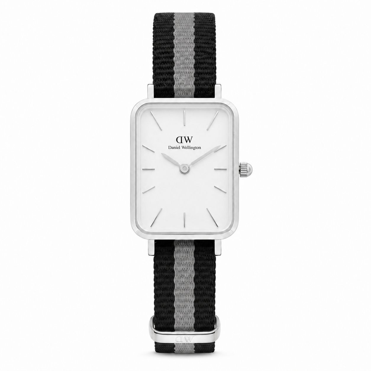 【ギフト対応可】ダニエルウェリントン DANIEL WELLINGTON 腕時計 Nako Yabuki x DW: Quadro Charcoal NATO ホワイト レディース 日本製クオーツ アナログ おしゃれ 人気 誕生日 記念 プレゼント 送料無料