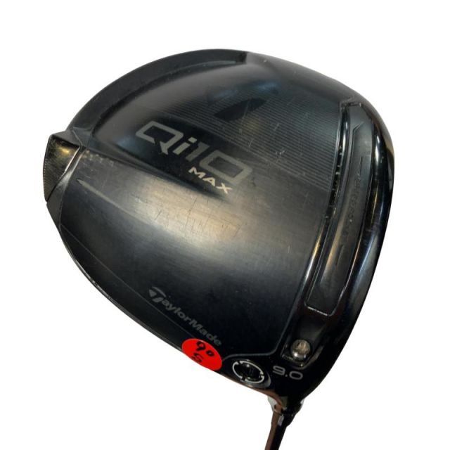 【中古】 テーラーメイド Qi10 MAX Designer Series BLACK/GOLD 9° ドライバー DR 純正特注シャフト (フレックスS) メンズ 男性用 右利き 右用 Cランク ゴルフクラブ