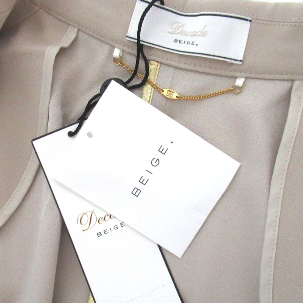 未使用 23SS BEIGE, Decade ベイジ ディケイド CINDY シンディー 1B