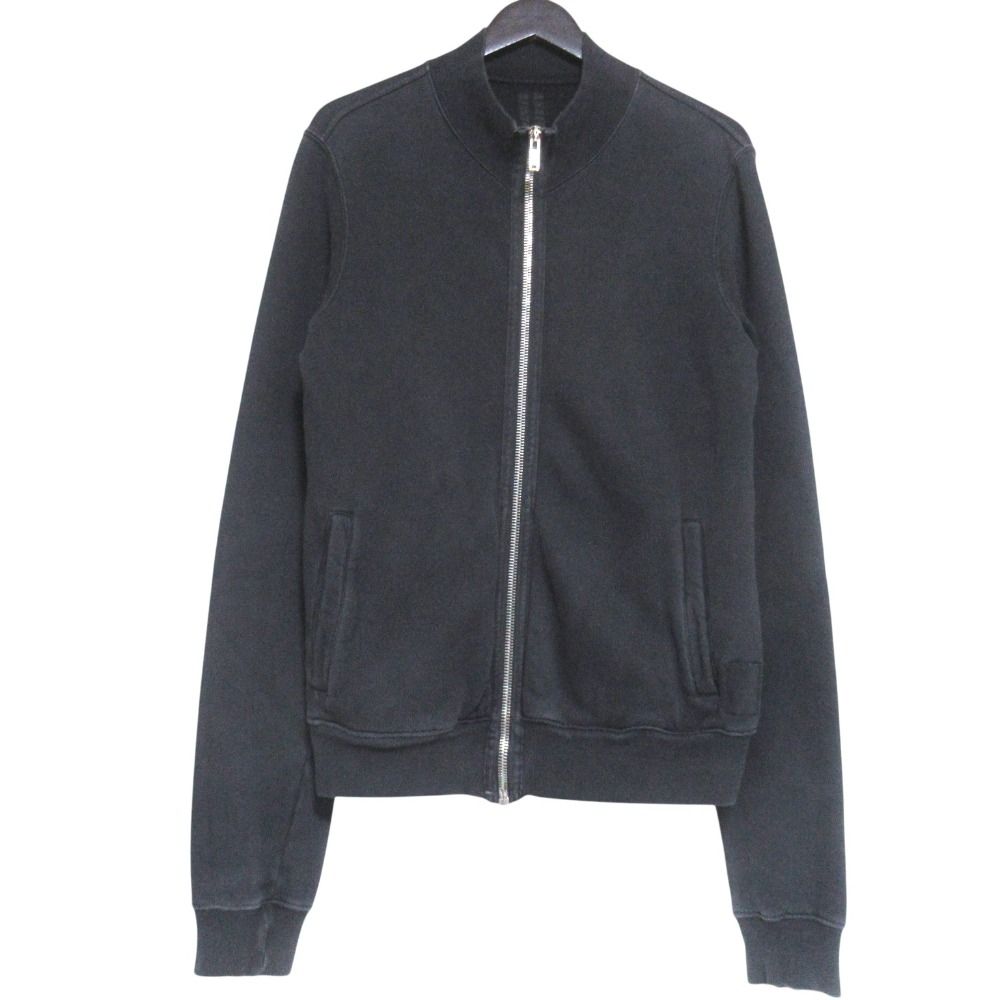 Rick Owens DRKSHDW ダークシャドウ リックオウエンス F素材 スウェット フライトジャケット ブルゾン DU2252 Sサイズ ブラック メンズ 古着 中古 USED