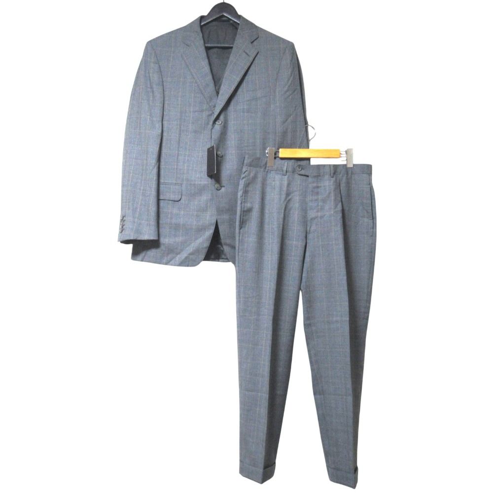 新品同様 dunhill ダンヒル グレンチェック柄 ジレベスト+ジャケット+