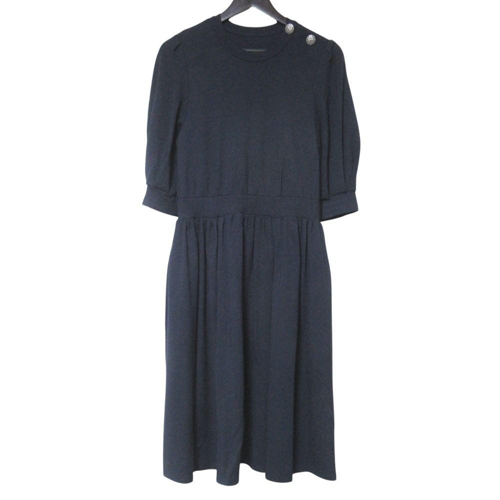 美品 DAISY LIN FOXEY デイジーリン フォクシー Cool Elegance Dress ワンピース 06608-DLOCC24MS サイズ40 ネイビー レディース 古着 中古 USED