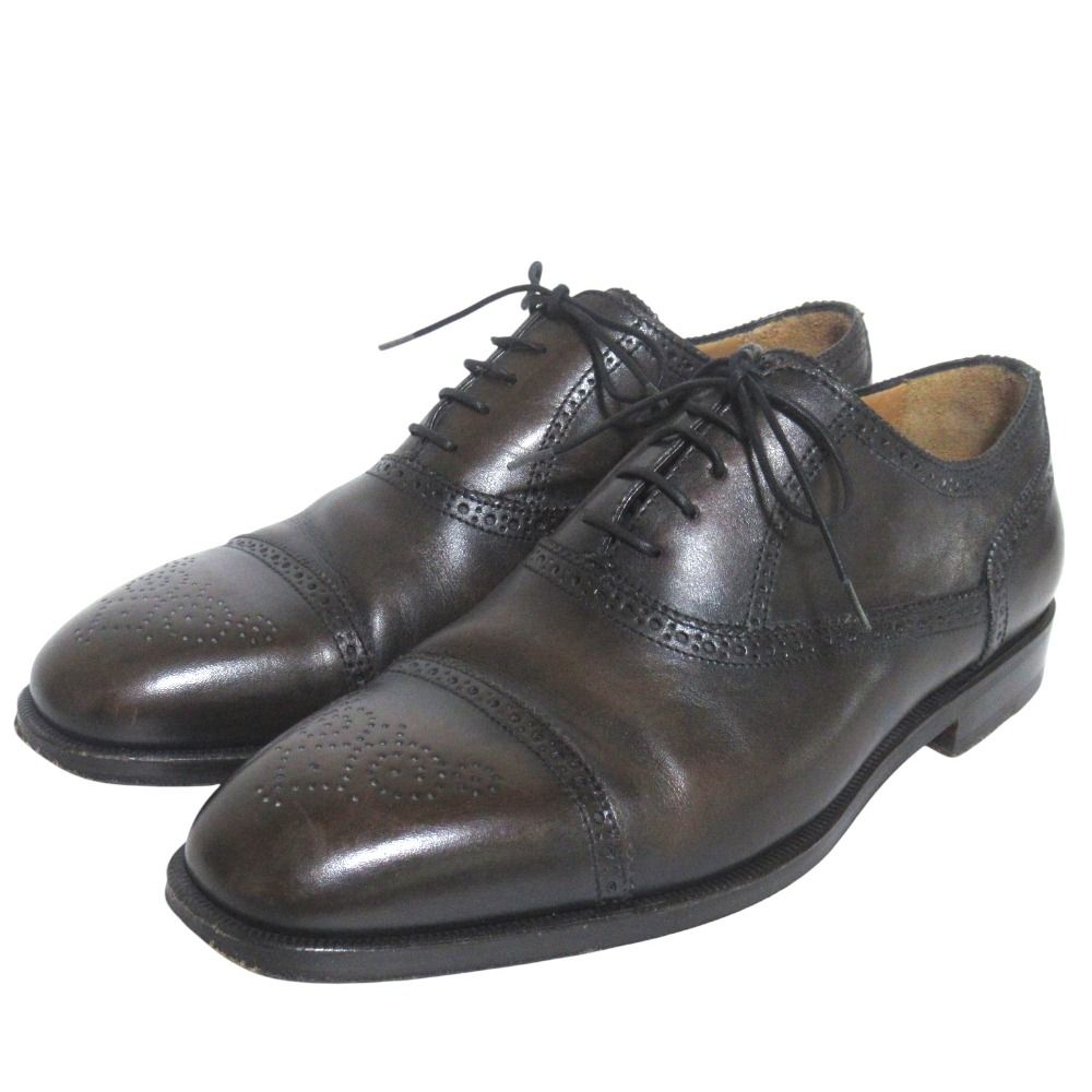 美品 SUTOR MANTELLASSI ストールマンテラッシ ストレートチップ