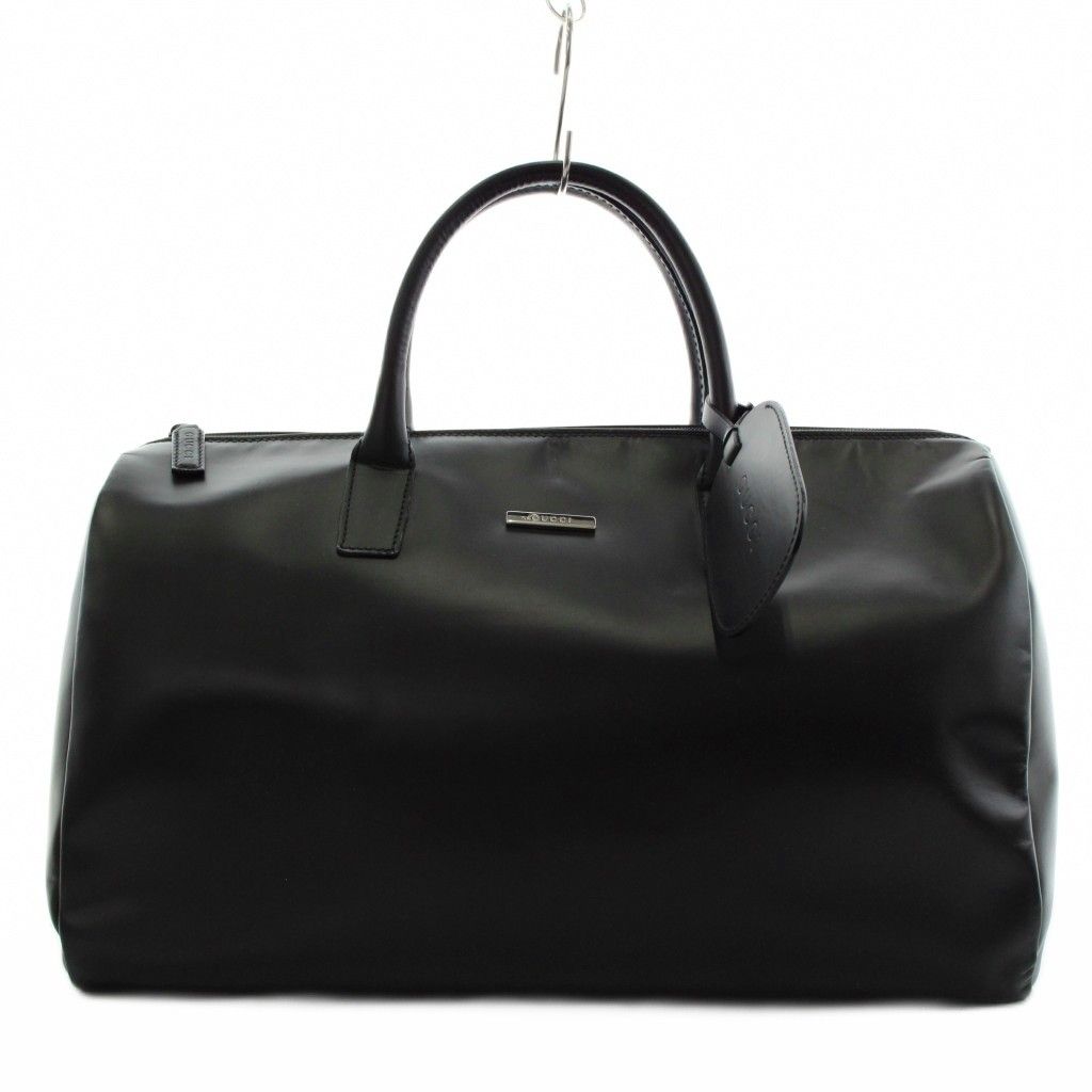 グッチ GUCCI ボストンバッグ ハンドバッグ レザー 黒 ブラック 012.2123.106006 /AN54 ■OH
