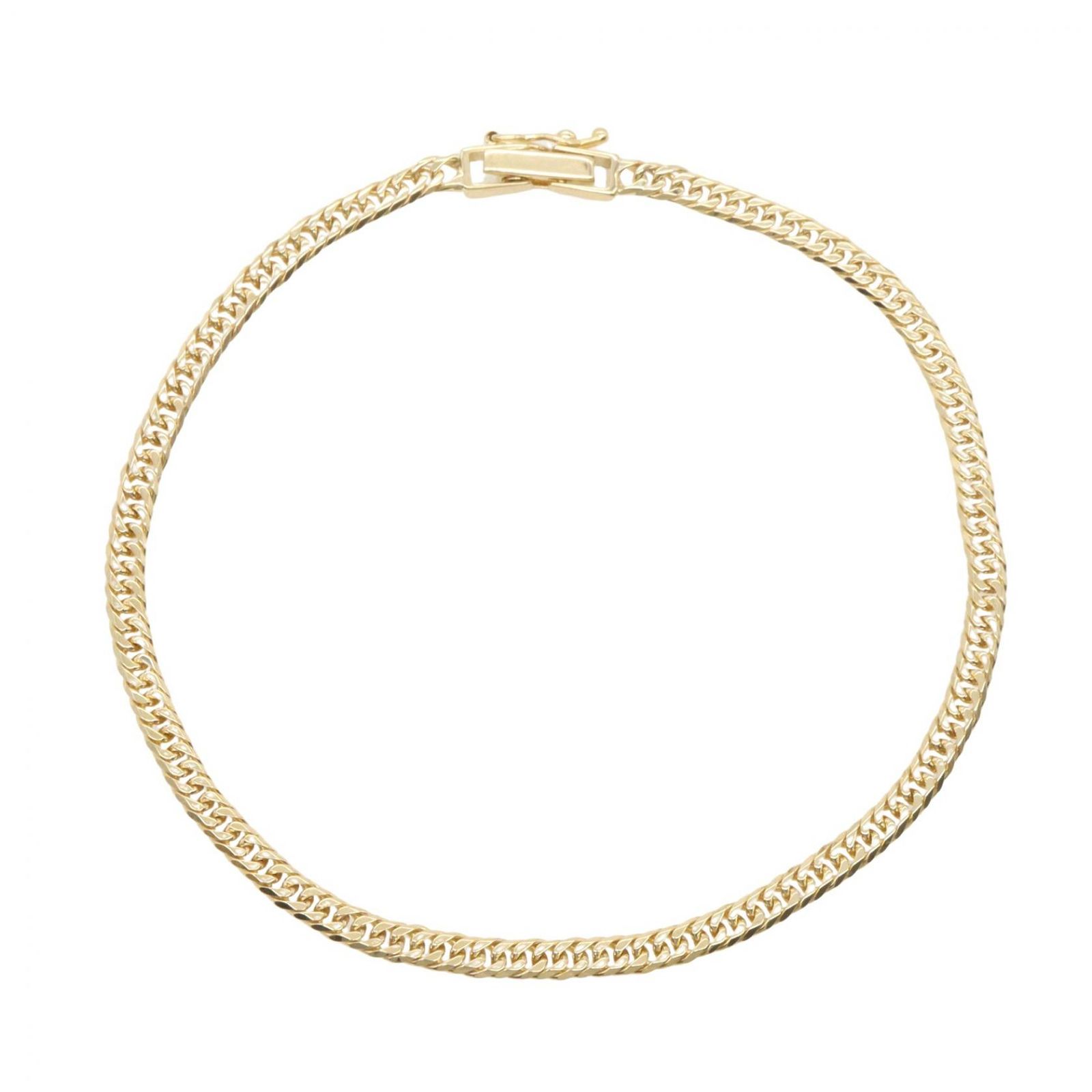ジュエリー JEWELRY ブレスレット 6メンWキヘイ ブレスレット 6ﾒﾝW 4.9g 腕回り18㎝ K18（イエローゴールド） キヘイ ブレスレット ユニセックス Used B