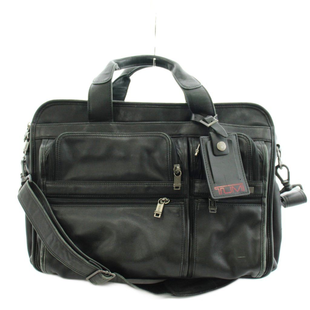 トゥミ TUMI ブリーフケース ビジネスバッグ ハンドバッグ ショルダーバッグ レザー 黒 ブラック /AN42 10,147円