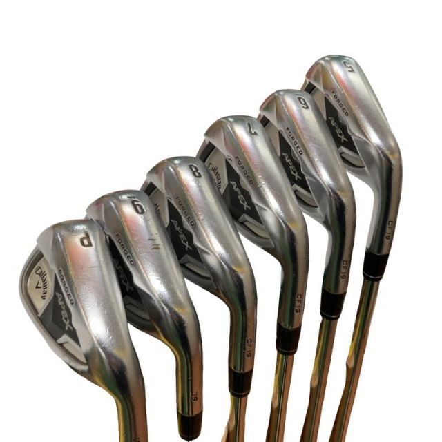 【中古】 キャロウェイ APEX(2019) 6S アイアンセット IR NS PRO MODUS3 TOUR105 (フレックスS) メンズ 男性用 右利き 右用 Cランク ゴルフクラブ