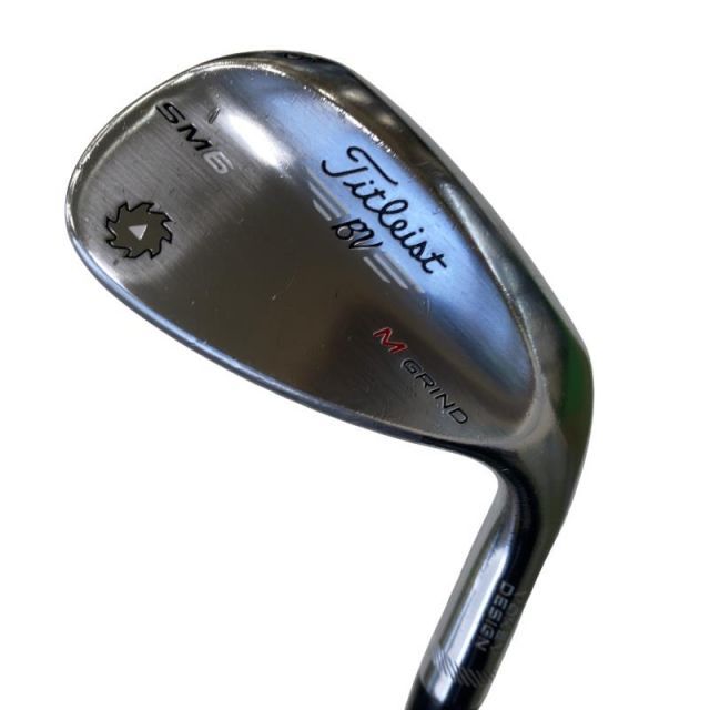 【中古】 タイトリスト VOKEY SPIN MILLED SM6 ツアークロム 56°/08°M ウェッジ WG Dynamic Gold (フレックスS) メンズ 男性用 右利き 右用 Cランク ゴルフクラブ