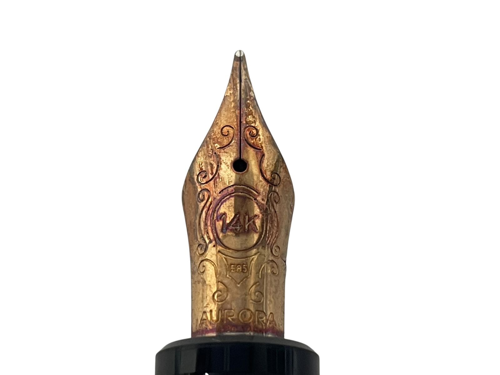 aurora (アウロラ) 万年筆 ペン先 14K 585刻印 イタリア製 グリーン