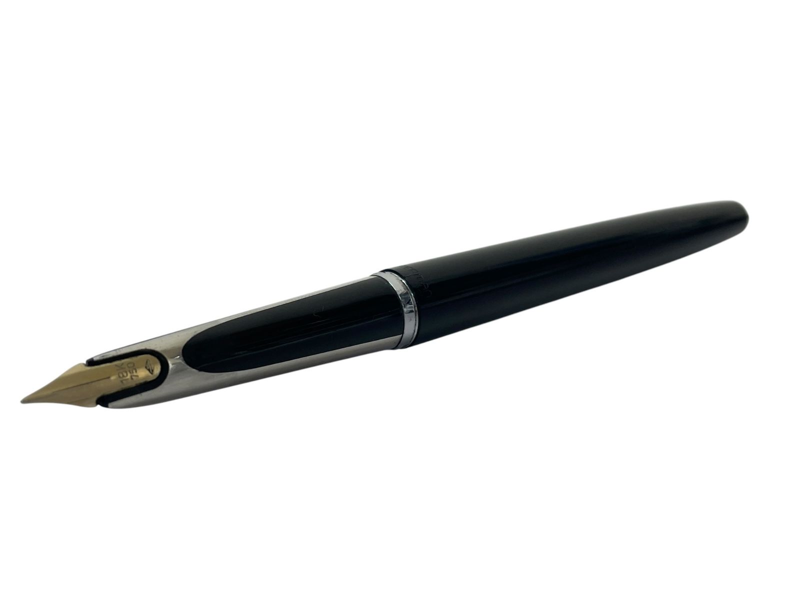 WATERMAN (ウォーターマン) 万年筆 ペン先18K 750刻印 ブラック