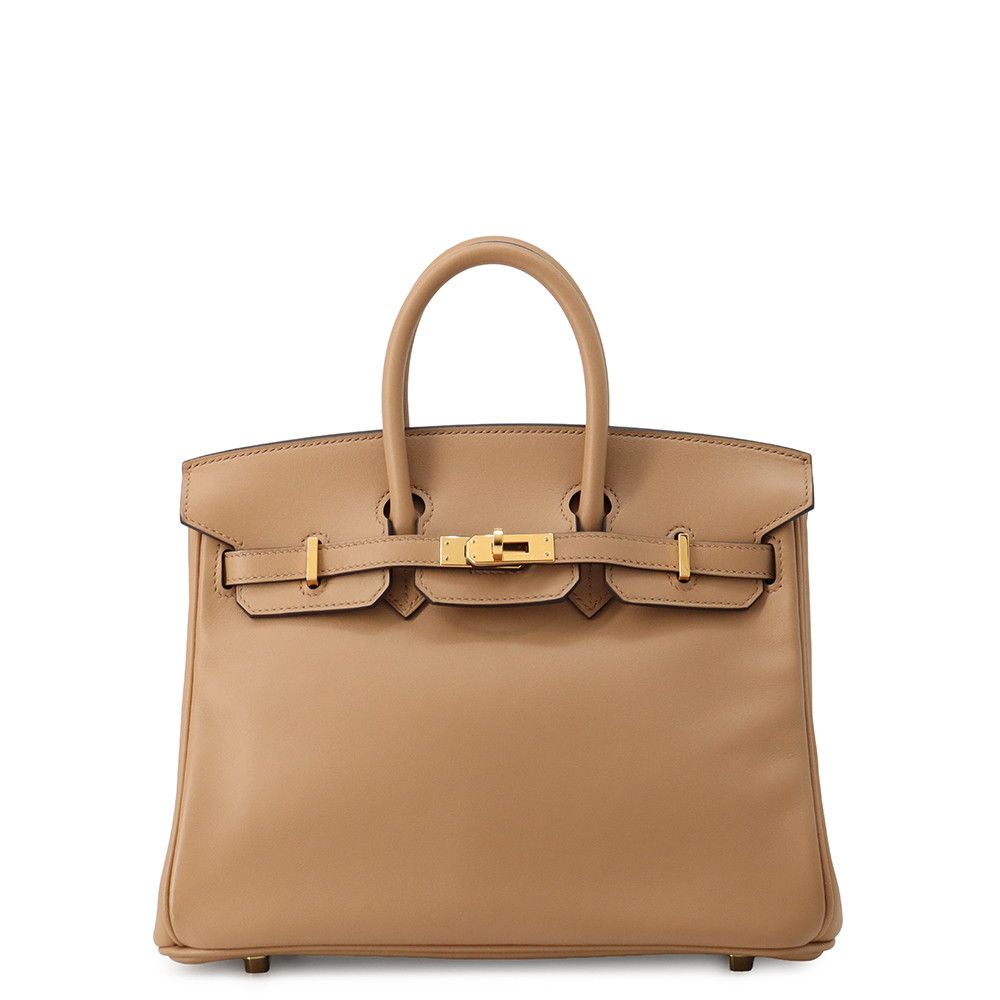 エルメス バーキン25 チャイ/ゴールド金具 スイフト U刻印 HERMES Birkin ハンドバッグ