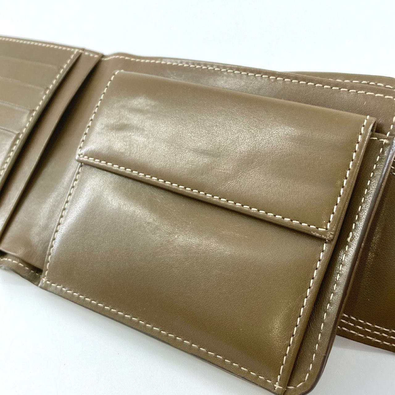 CELINE（セリーヌ） マカダム柄 キャンバス＆レザー 二つ折り財布