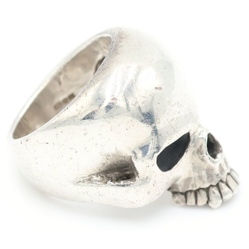 CRAZY PIG (クレイジーピッグ) EVIL SKULL RING ラージ スカルリング
