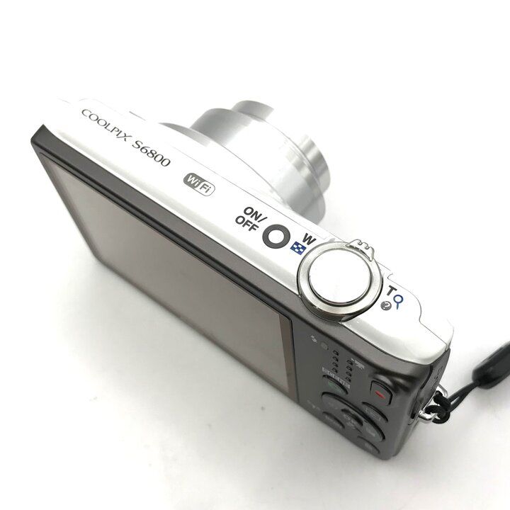 美品 Nikon ニコン デジタル カメラ COOLPIX S6800 ホワイト デジカメ 