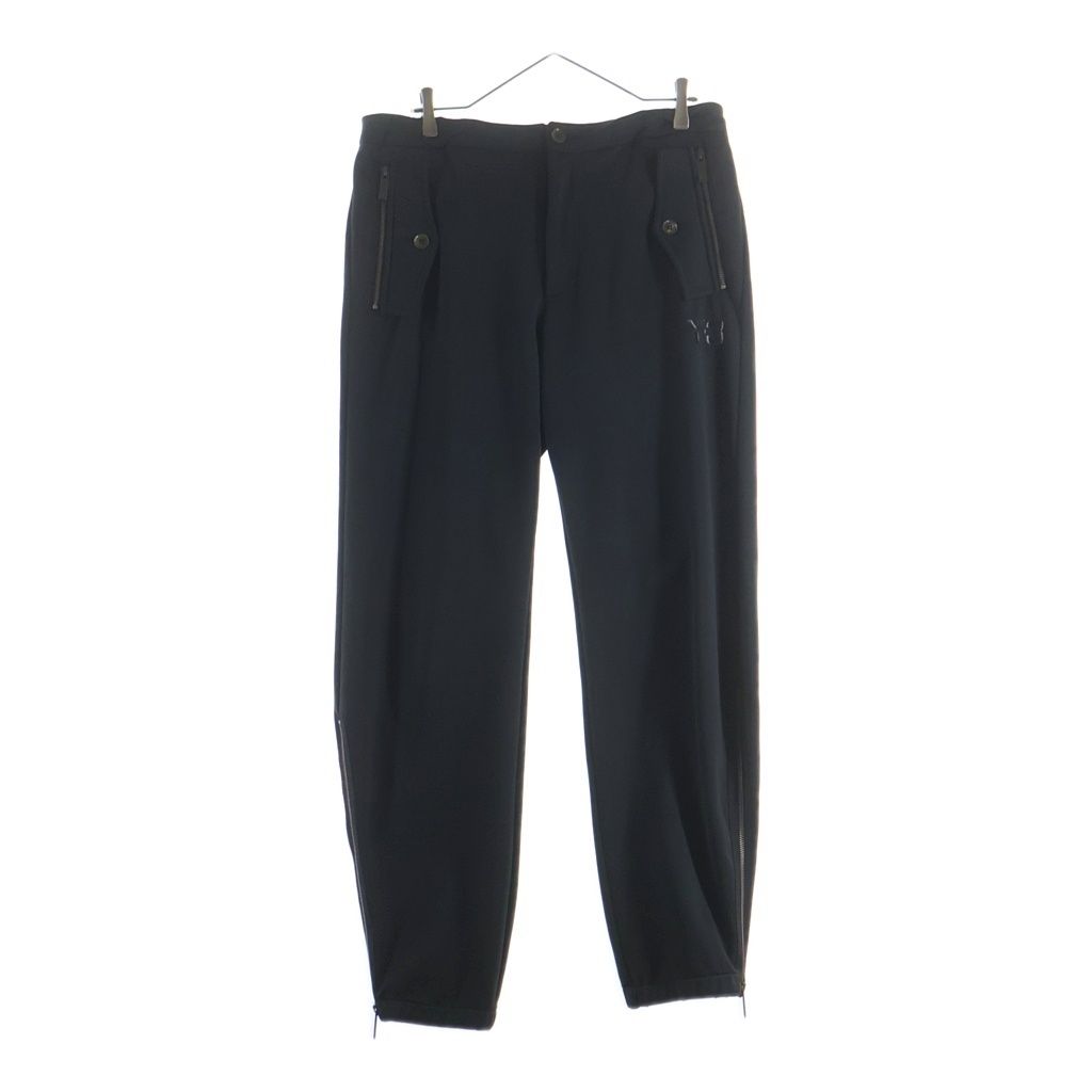 Y-3 (ワイスリー) フロントロゴデザイントラックパンツ ジップデザインスウェットパンツ ブラック AN5002 8,873円