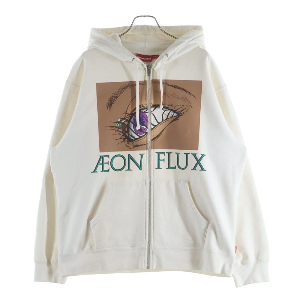 SUPREME シュプリーム 22SS Aeon Fiux Zip Up Hooded Sweatshirt イーオン フラックス ジップアップ スウェットシャツ パーカー フーディー ホワイト SUPREME (シュプリーム) 22SS Aeon Fiux Zip Up Hooded Sweatshirt