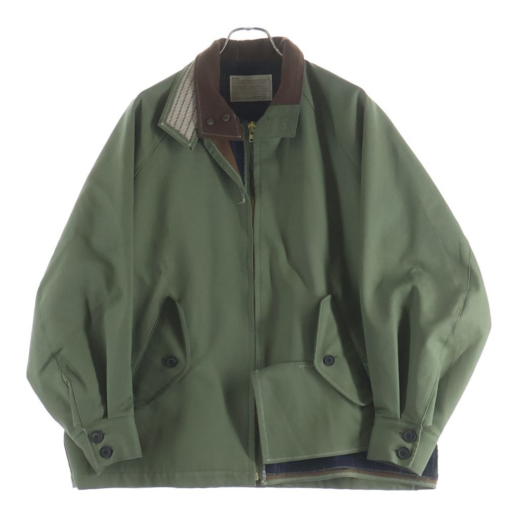 kolor (カラー) Coated Flannel Blouson コーティングフランネルブルゾン アウター カーキ