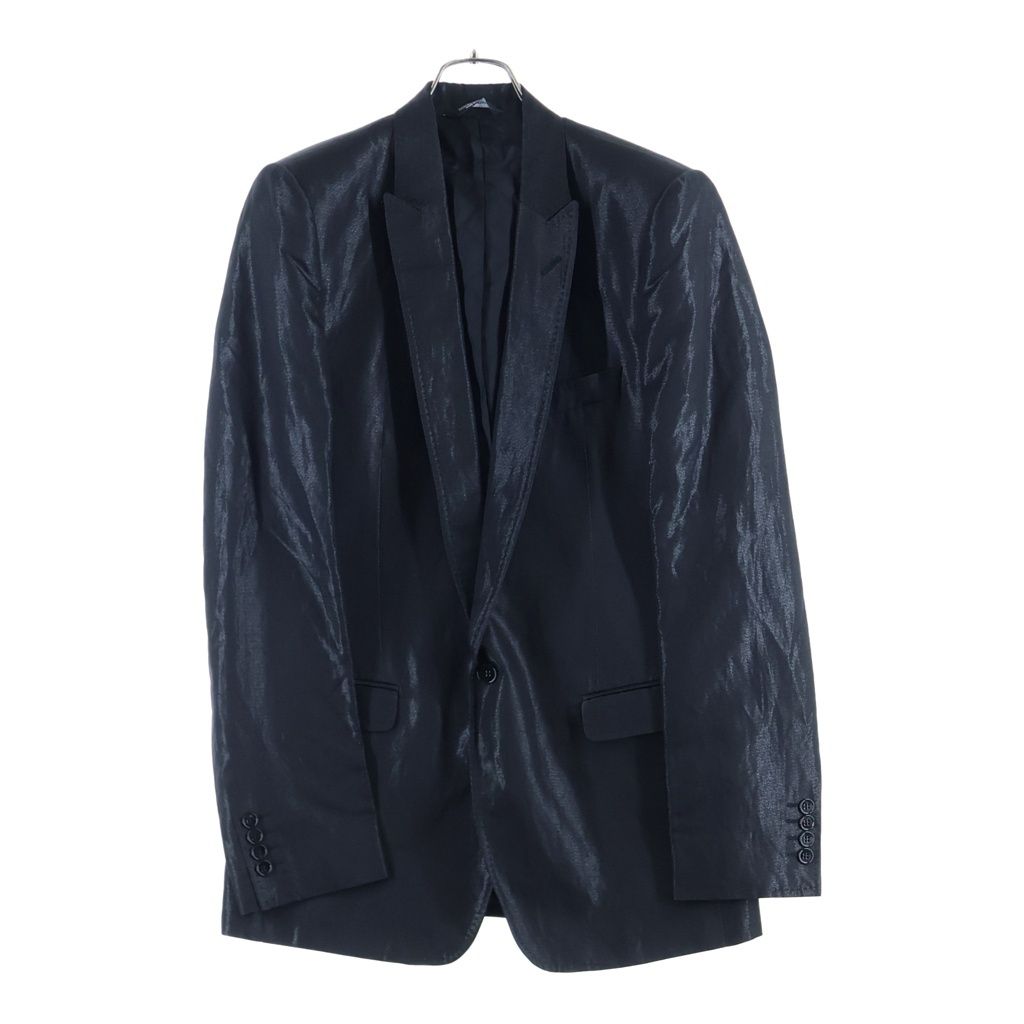 DOLCE & GABBANA (ドルチェアンドガッバーナ) ■テーラードジャケット ブラック レーヨン ポケット